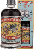 Black Whisky Likör in GP mit 4x Shotgläsern - Shanky's Whip
