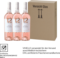 Vorschau: 3er Vorteils-Weinpaket - 12 e Mezzo Rosato - Varvaglione