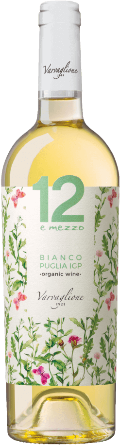 Vorschau: 12x Vorteils-Weinpaket 12 e Mezzo Bianco Organic Wine Puglia IGP - Varvaglione