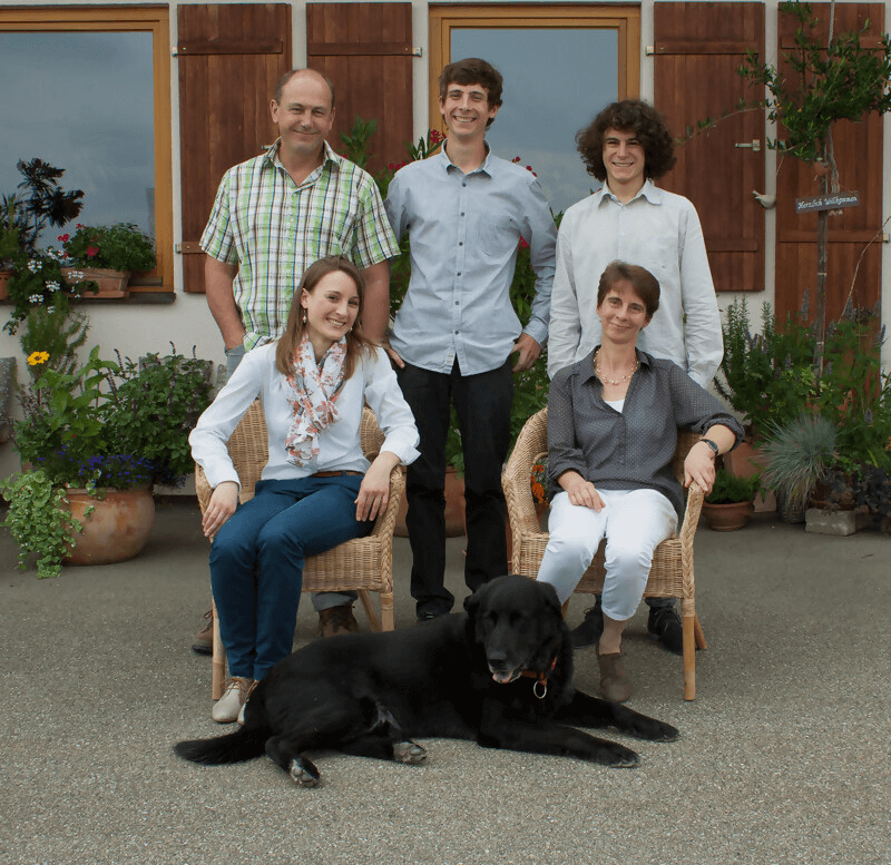 Die Familie Hieber, Besitzer des Weinguts Die Familie Hieber, Besitzer des Weinguts