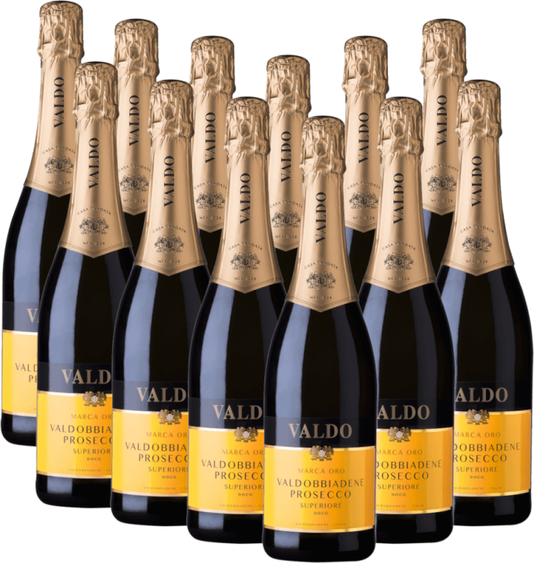 12er Vorteils-Weinpaket - Marca Oro Valdobbiadene Prosecco Superiore DOCG - Valdo