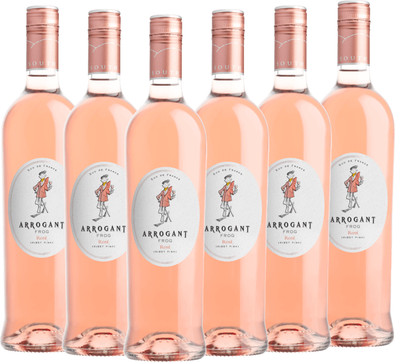 6x Vorteils-Weinpaket Ribet Pink Syrah Rosé - Arrogant Frog