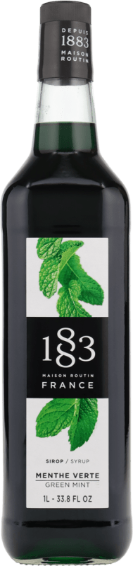 1883 Grüne Minze-Sirup - Maison Routin