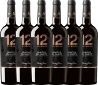 6er Vorteils-Weinpaket - 12 e Mezzo Primitivo - Varvaglione