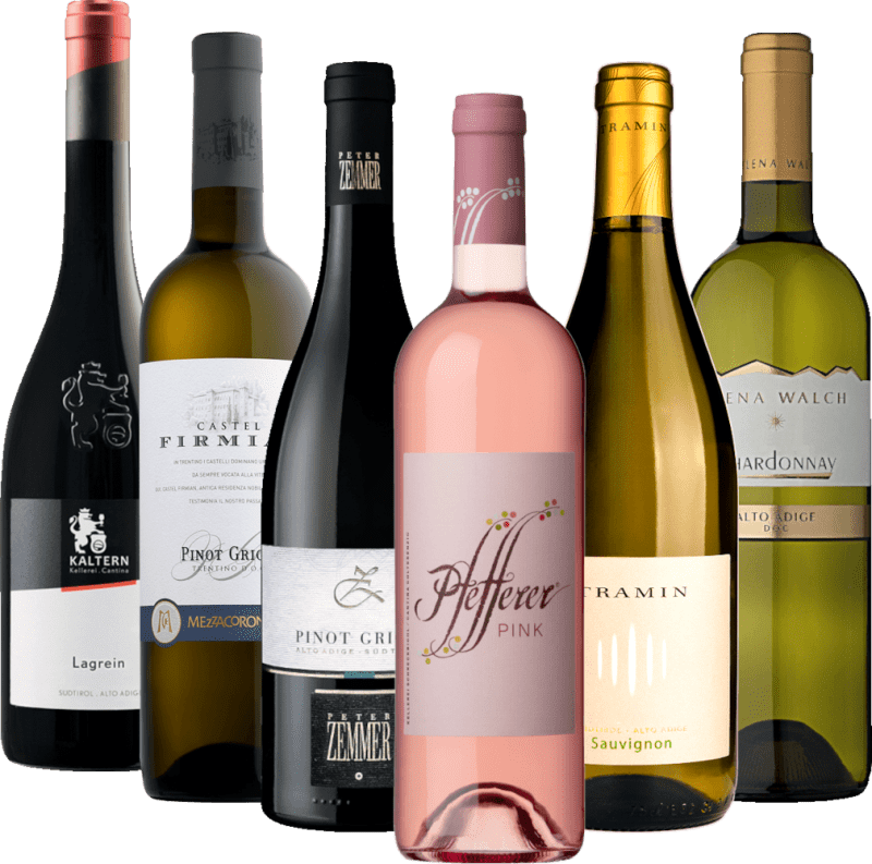 Fjellets vinutvalg - 6 x Sør-Tirols vinsmakingspakke