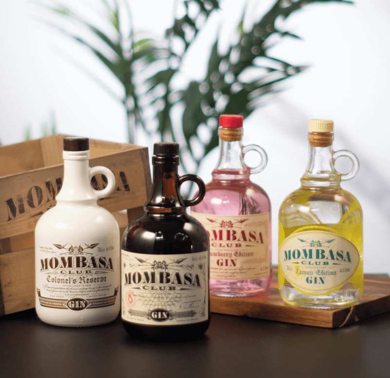Mombasa Club Gin-sortiment Mombasa Club Gin-sortiment