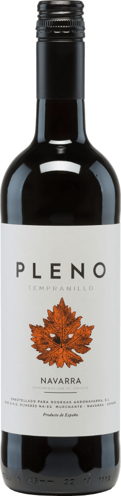 Vorschau: 12er Vorteilspaket - Pleno Tempranillo Tinto DO - Bodegas Agronavarra
