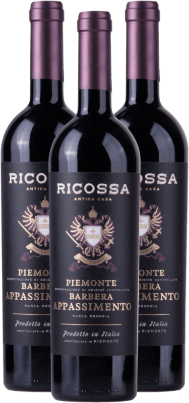 3er Vorteils-Weinpaket - Barbera Appassimento DOC - Ricossa