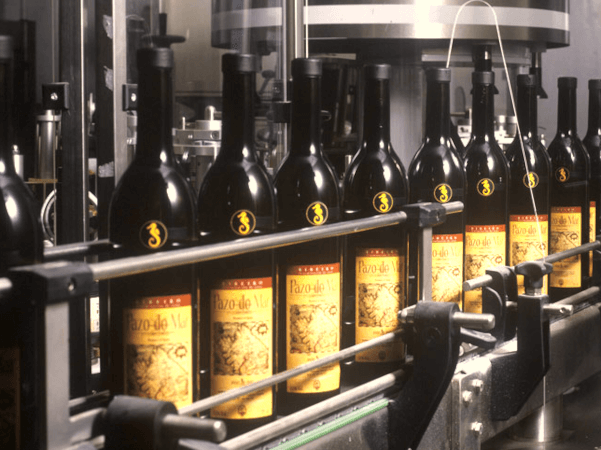 Tapping av vin fra Pazo Do Mar Tapping av vin fra Pazo Do Mar