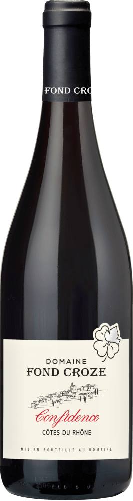 Vorschau: Cuvée Confidence Rouge Côtes du Rhône AOP - Domaine Fond Croze - 6x fordel vinpakke