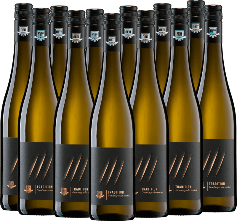 12x Vorteils-Weinpaket Tradition Grauburgunder trocken - Bergdolt-Reif & Nett