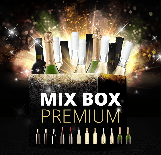 12er Premium Mix Mystery Box - utsøkt luksusvinblanding med VINELLO