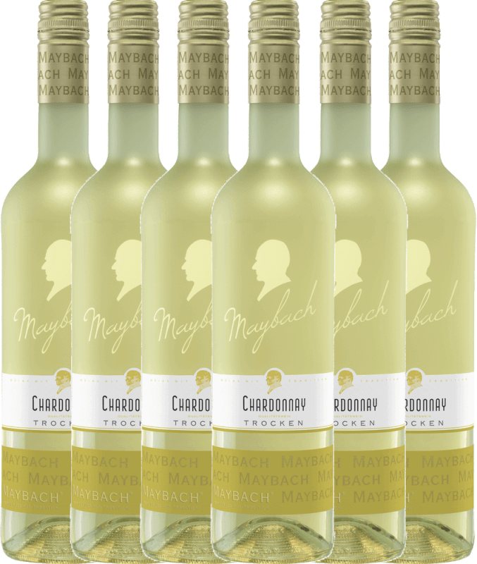 6er Vorteils-Weinpaket - Chardonnay trocken - Maybach