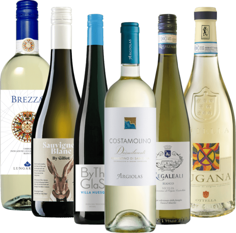 Ei duft av ferie på terrassen – 6x hvitvinsproevesett