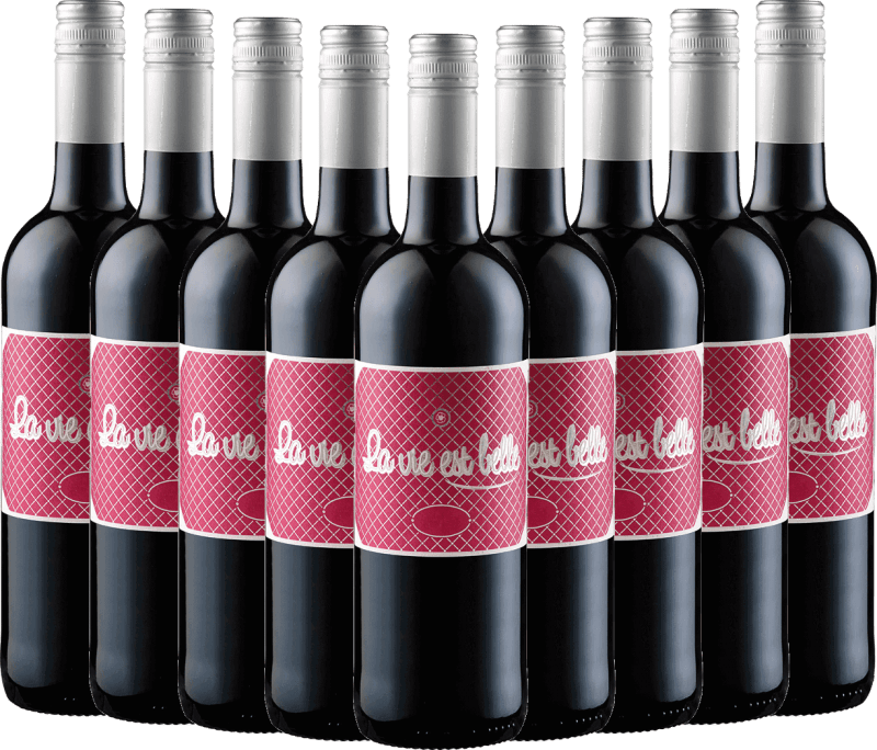 9x Vorteils-Weinpaket La vie est belle rouge - La vie est belle
