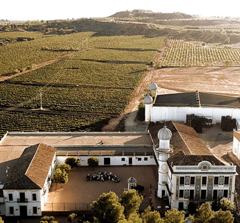 Bodegas Torre Oria Utsikt ovenfra Bodegas Torre Oria Utsikt ovenfra