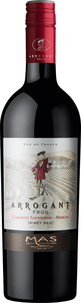 Vorschau: 6er Vorteilspaket Ribet Red Cabernet Sauvignon Merlot - Arrogant Frog