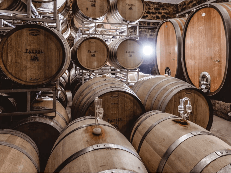 Weingut Faubel Lagerung