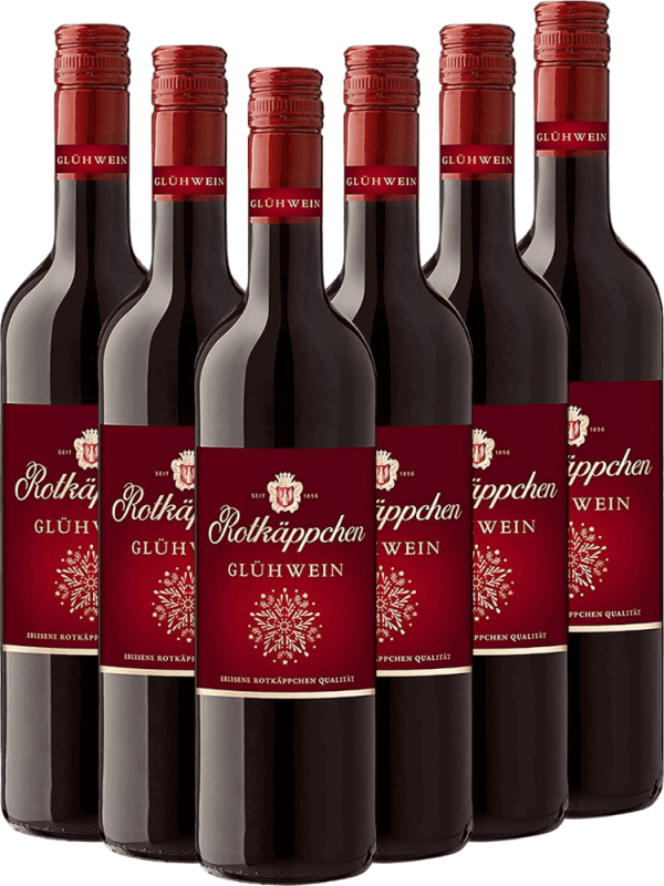 6x Vorteils-Weinpaket Glühwein rot - Rotkäppchen