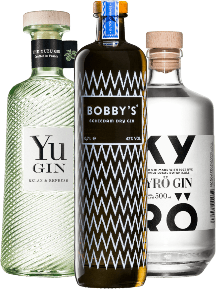 Eksklusivt gin-utvalg