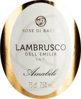 Vorschau: Rose di Bacco Lambrusco Bianco Amabile Emilia-Romagna IGT - Chiarli