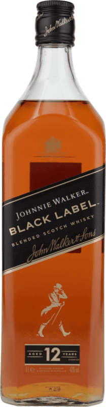 Black Label 12 Years Old Scotch Whisky 1,0l - Johnnie Walker