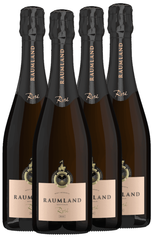 4x Vorteils-Weinpaket Rosé Reserve Brut - Sekthaus Raumland