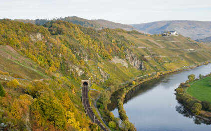 Høsten i Mosel Loop Pünderich