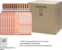 Vorschau: 12er Vorteils-Weinpaket - Merlot Rosé serigrafiert - Fortant de France