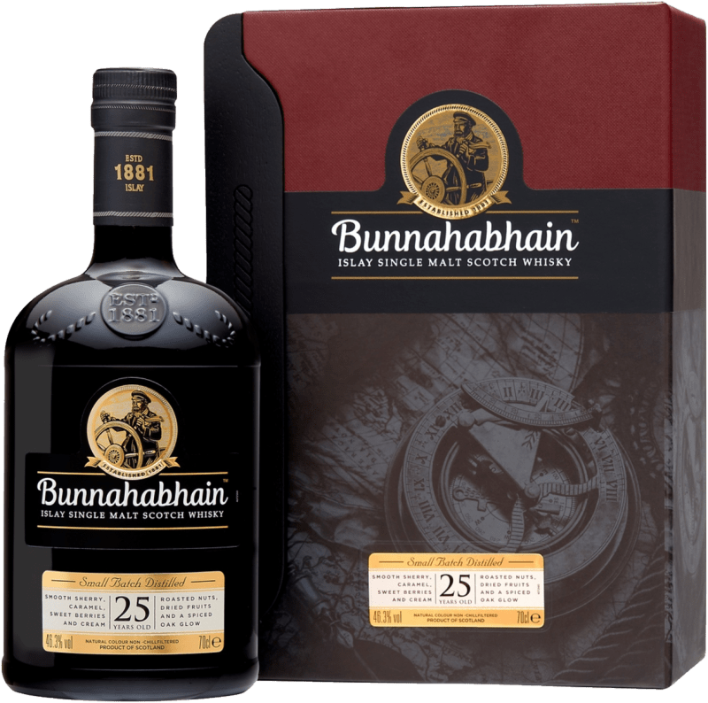 25 Years Old Islay Single Malt in GP - Bunnahabhain