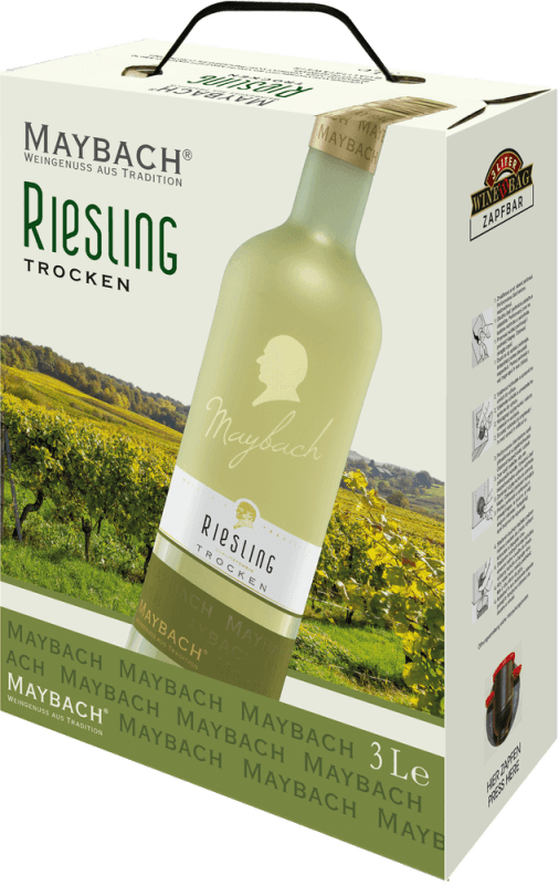 Riesling trocken 3,0 l Bag in Box - Maybach