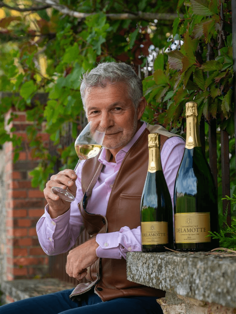 Champagne Delamotte vinmaker Champagne Delamotte vinmaker