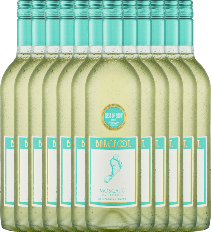 12er Vorteils-Weinpaket - Moscato - Barefoot