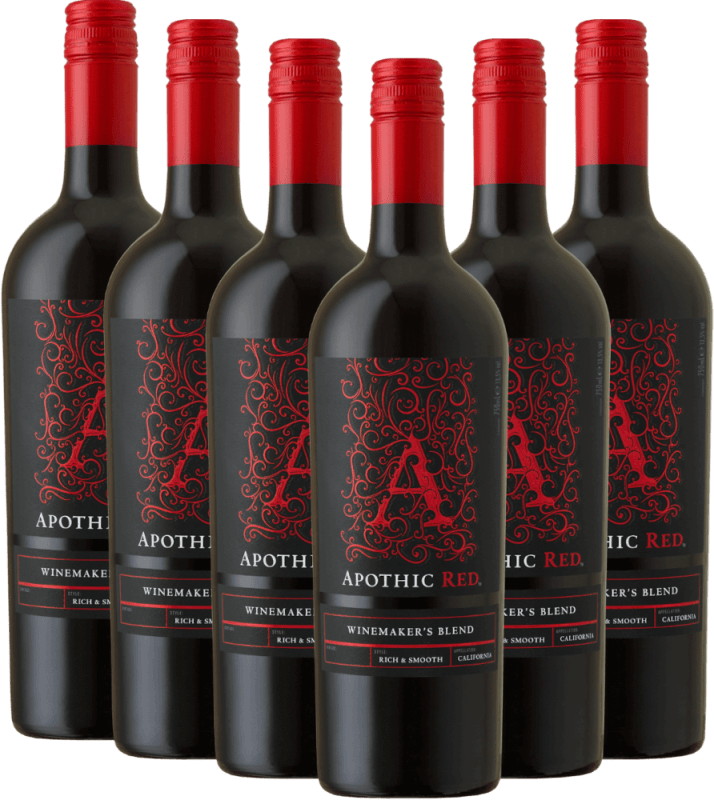 6x fordelaktig vinpakke Apothic Red - Apothic Wines