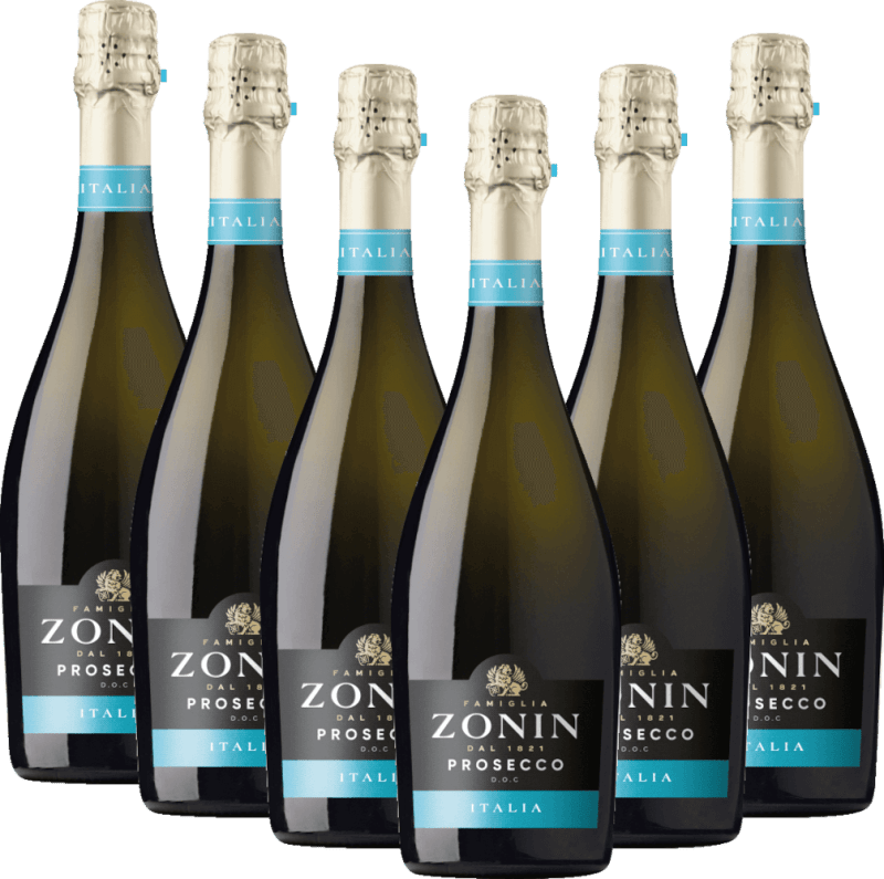6er Vorteilspaket - Prosecco Spumante Brut DOC - Zonin