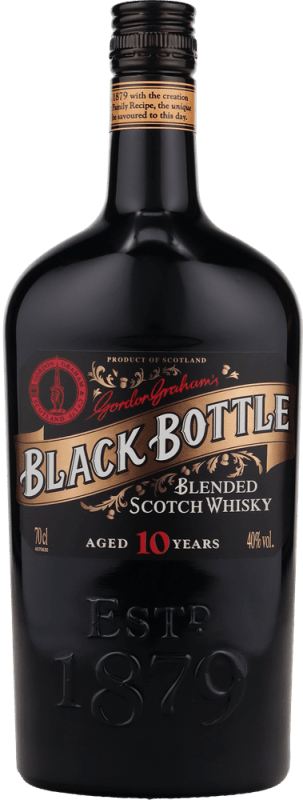 10 Years Old Islay Blended Scotch - Black Bottle