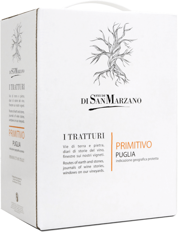 I Tratturi Primitivo 5,0l Bag-in-Box - Cantine San Marzano