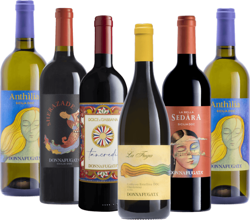 6x Familiariseringspakke - Lidenskap for Sicilia med viner fra Donnafugata