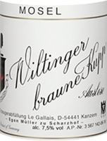 Vorschau: Wiltinger Braune Kupp Riesling Auslese - Egon Müller