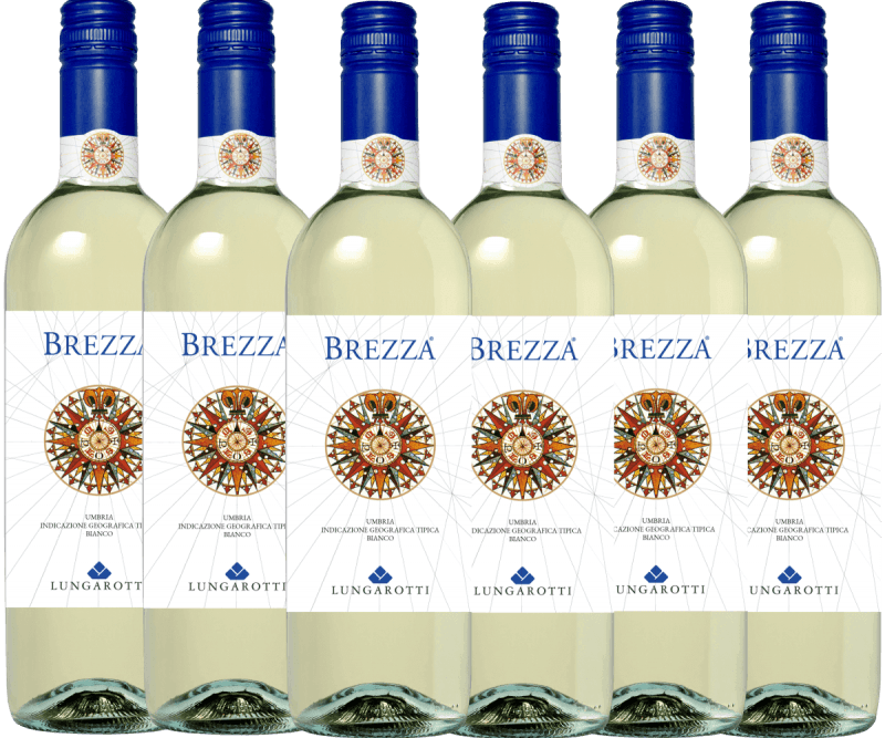 6er Vorteils-Weinpaket - Brezza Bianco Umbria - Lungarotti