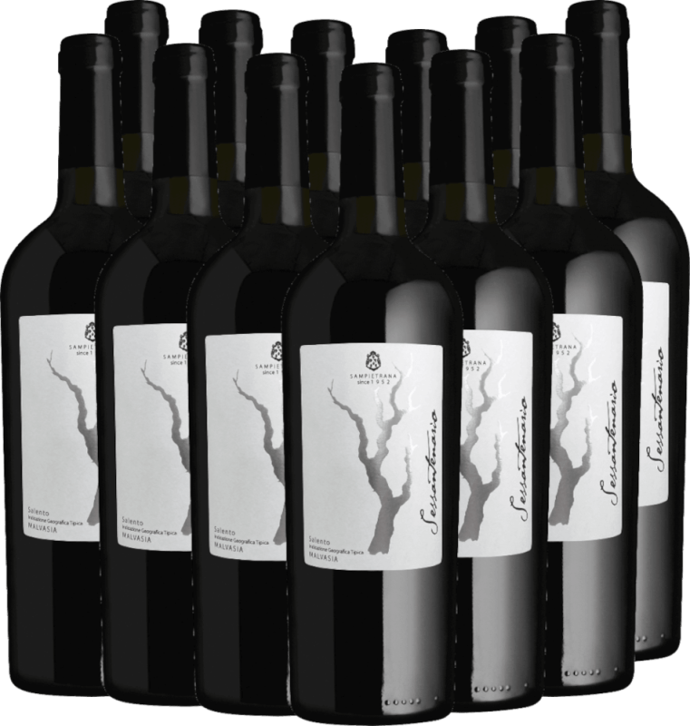 12er Vorteilspaket - Sessantenario Malvasia IGT - Cantina Sampietrana