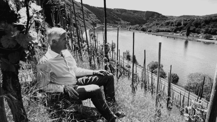 Adolph Huesgen på vingården Enkricher Zeppwingert Adolph Huesgen på vingården Enkricher Zeppwingert