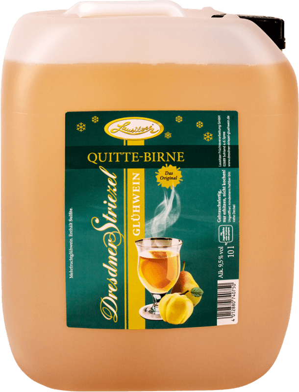 Dresdner Striezel Gløgg Kvede-pære 10 l kanister - Lausitzer