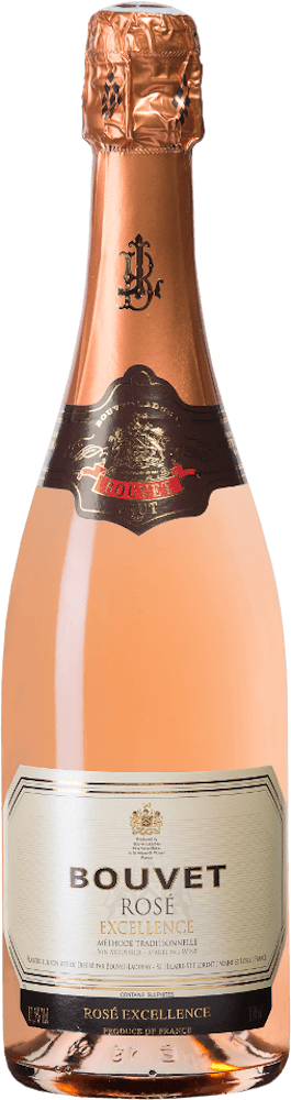 Vorschau: 6er Vorteils-Weinpaket - Crémant Brut Rosé Excellence - Bouvet Ladubay