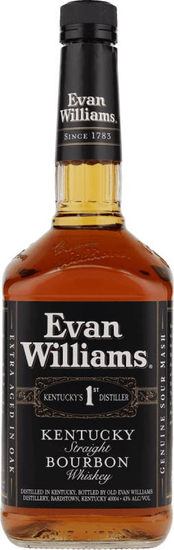 Black Kentucky Bourbon Whiskey 1,0l - Evan Williams