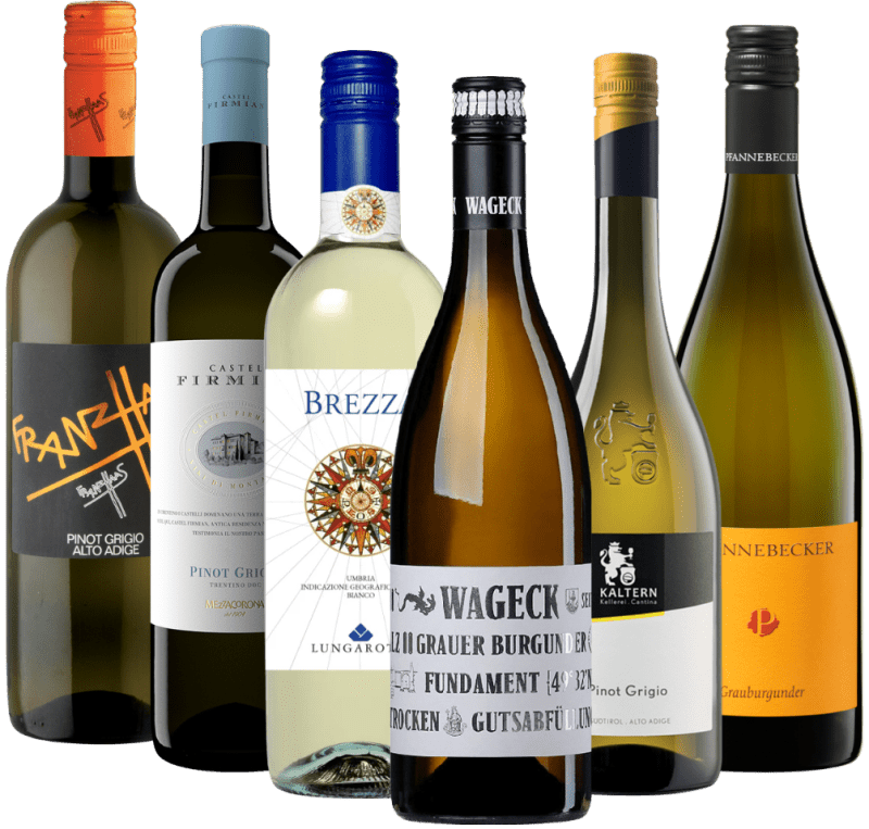 Grauburgunder Grande Selection – 6x druetypepakke