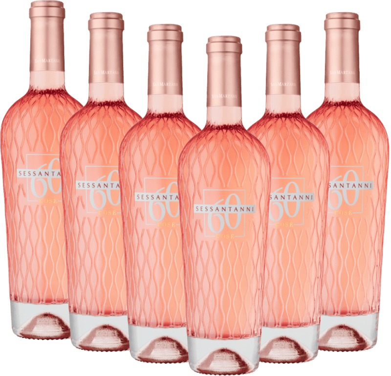 Sessantanni Primitivo Rosé Salento IGP - Cantine San Marzano - 6x fordels­pakke