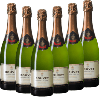 6er Vorteils-Weinpaket - Crémant Brut Blanc Excellence - Bouvet Ladubay