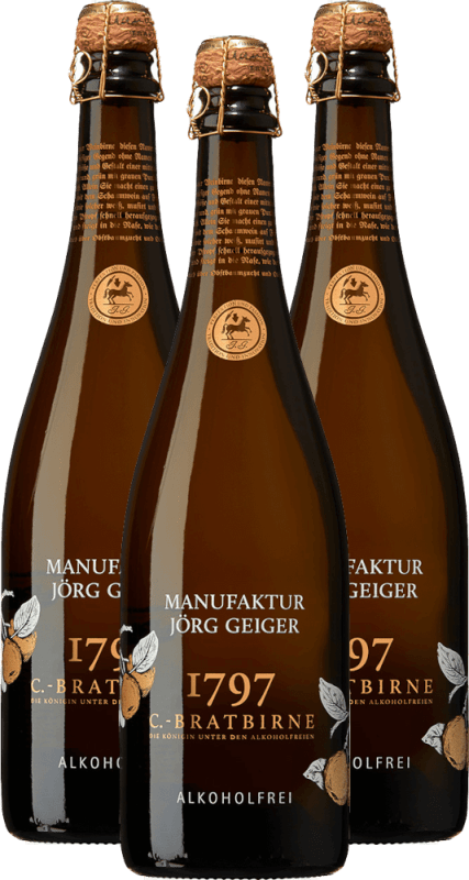 3x Vorteilspaket Champagner-Bratbirne Alkoholfrei - Manufaktur Jörg Geiger