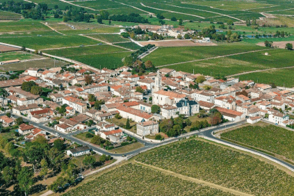 Luftfoto av Saint-Estèphe